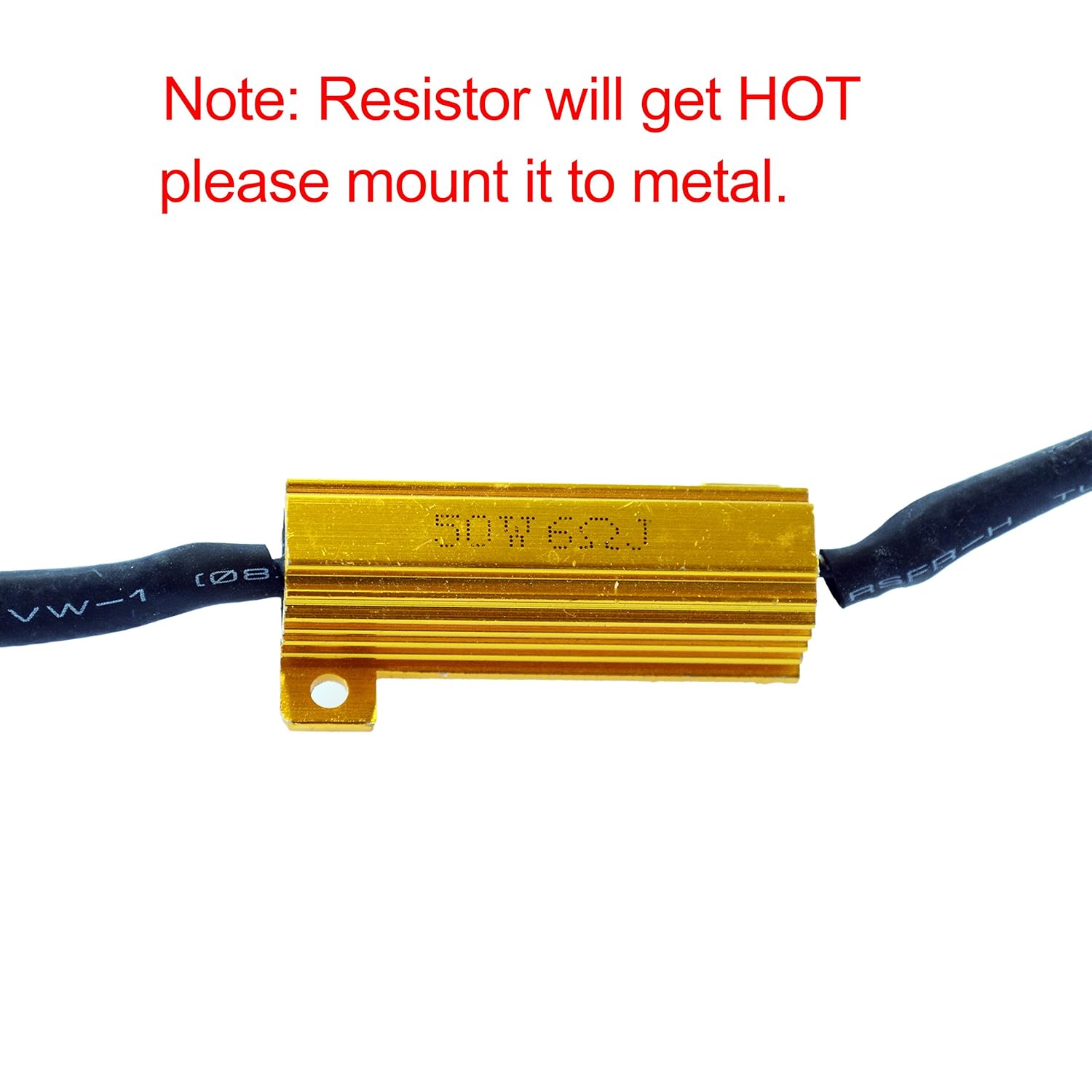 Alternators & Generators 2Pcs Innovited H10 9145 9140 LED Resistor 50W