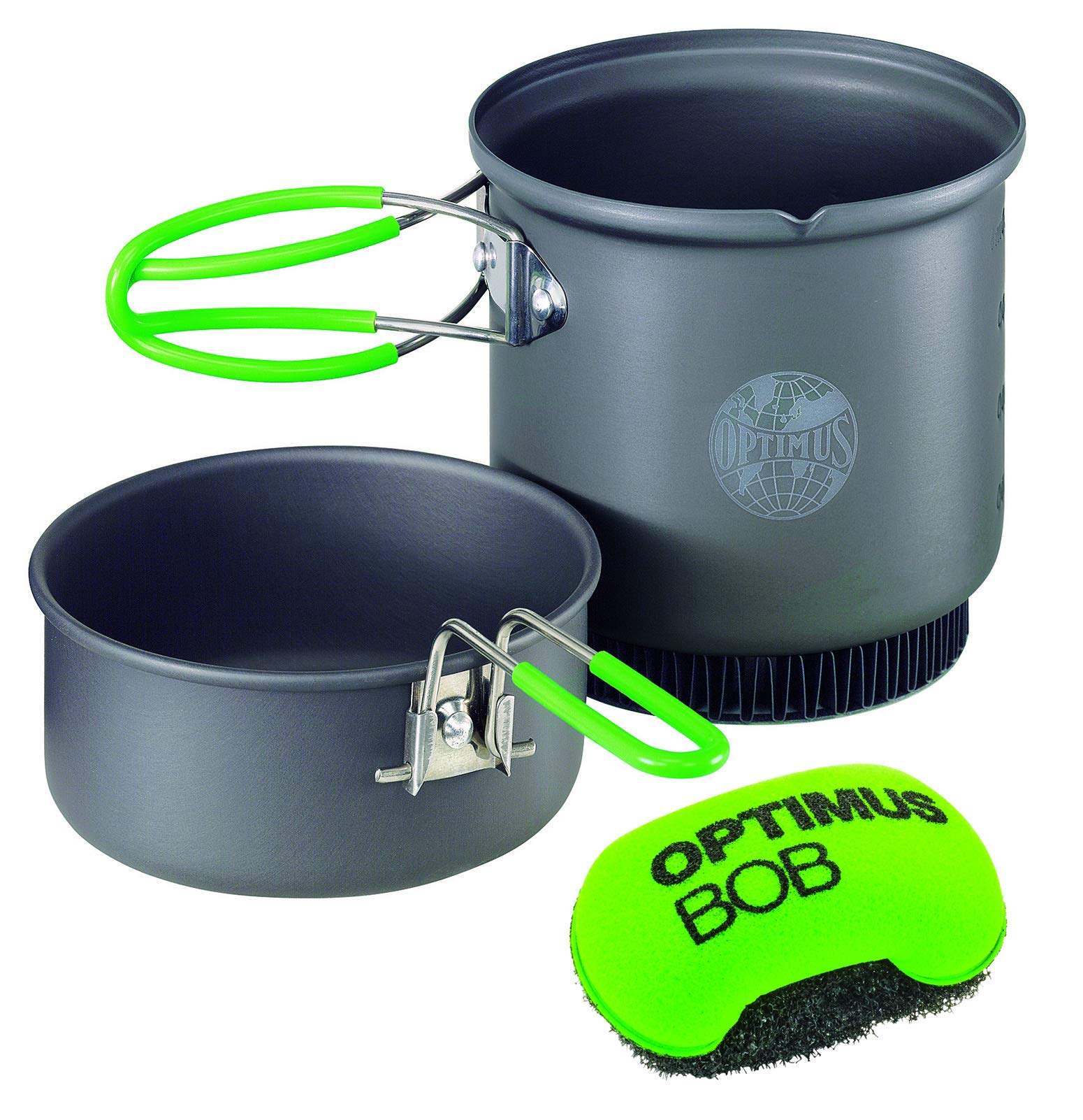 Optimus Terra Weekend HE Cookset (0.95 Ltr, Pan Set) with Optimus Bob Sponge