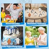 toymany 12Pcs Penguin Figurines Realistic PVC Party Set Christmas Gift view 8