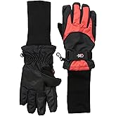 Tundra Boots Kids Unisex Snowstoppers Gloves Black/Red Gloves SM