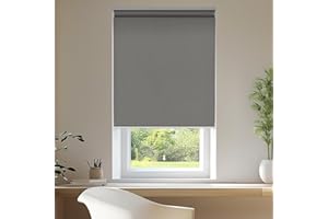 CHICOLOGY Roller Window Shades , Window Blinds , Window Shades for Home , Roller Shades , Window Treatments , Window Blinds Cordless , Door Blinds , Urban Grey (Light Filtering), 35"W X 72"H