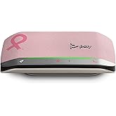 Poly – Sync 20 USB-A Pink Personal Bluetooth Smart Speakerphone (Plantronics) - Connect to Cell Phone via Bluetooth, PC/Mac v