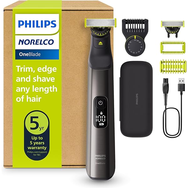 Amazon.com: Philips Shaver OneBlade Face+Body, Trims, Edges