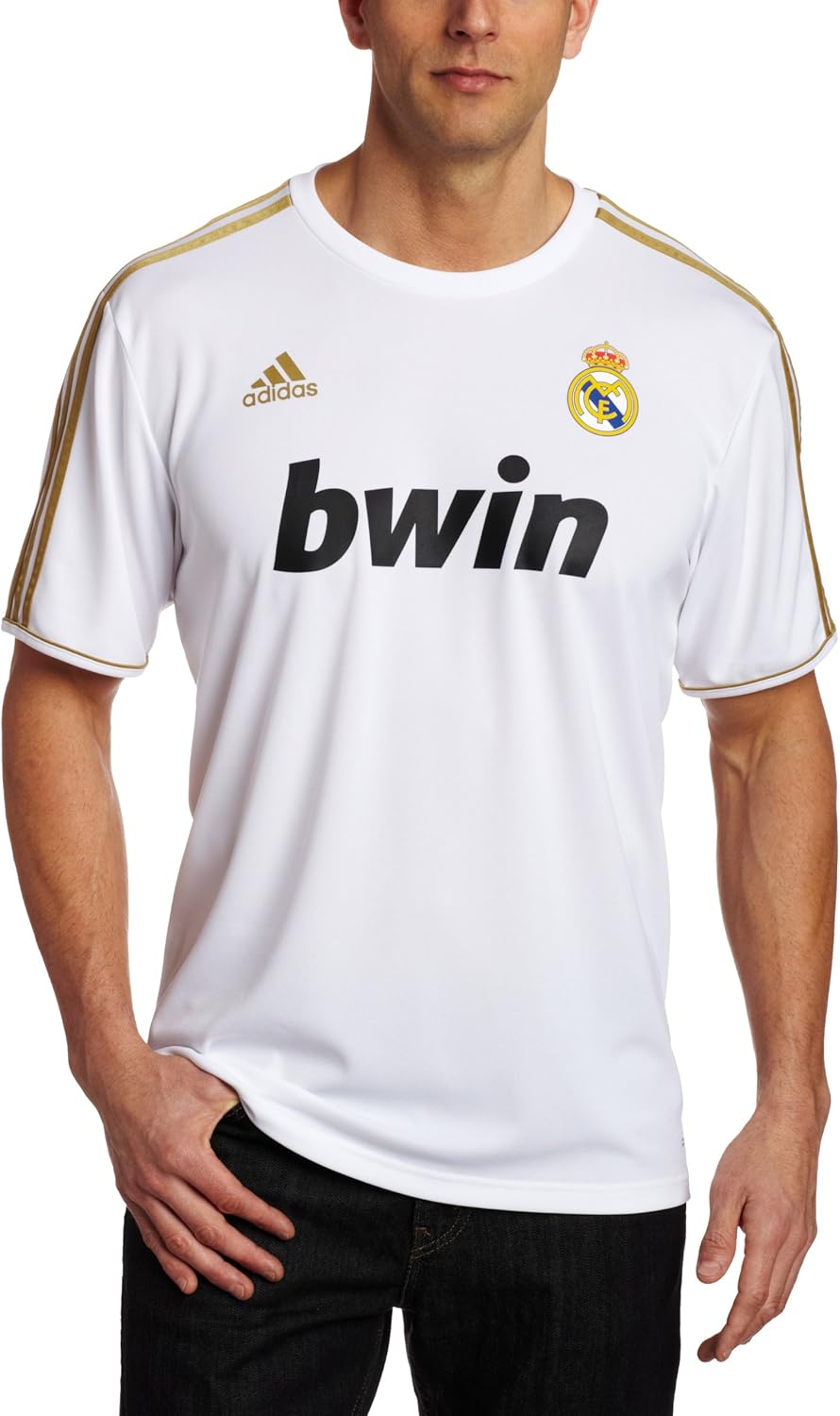 Amazon.com : Real Madrid Replica T-Shirt (White, X-Large) : Sports Fan Jerseys : Clothing