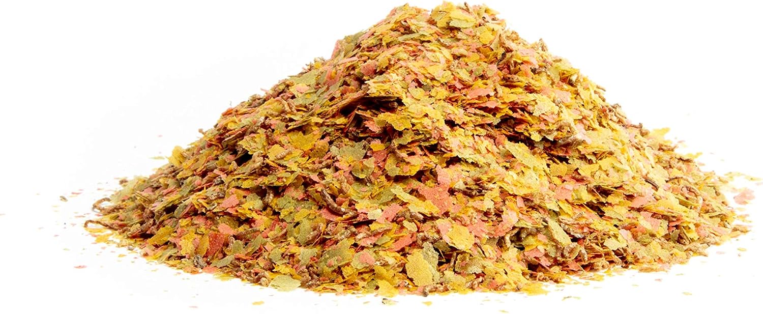 iQuatics Nutritional Tropical Fish Food Flakes With Added Bloodworm - 100G, 100 g (Pack of 1) - Image 5