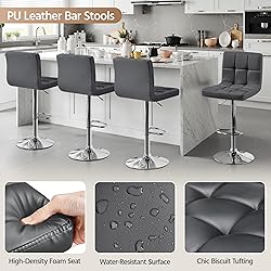 Yaheetech 2 Pack Bar Stools with