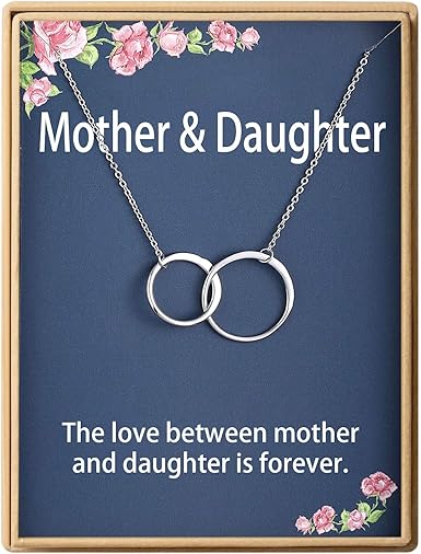 mother daughter ring necklace