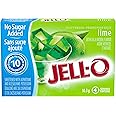 Jell-O Lime Jelly Powder Light, Gelatin Mix, Pack of 18