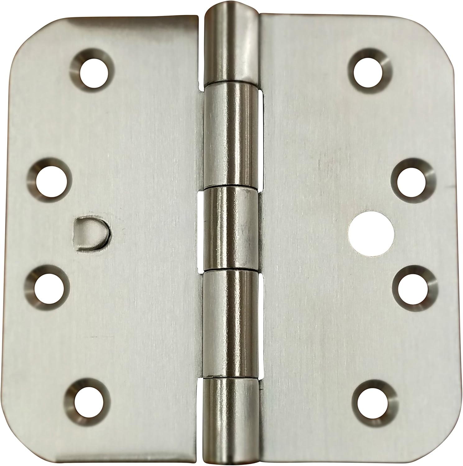 Security Door Hinges Stainless Steel 4" x 4" with 5/8" Radius