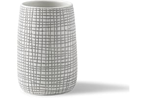 Kassatex Raffia Tumbler, Gray