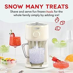 Dash Deluxe Shaved Ice & Slushy Maker with Serving