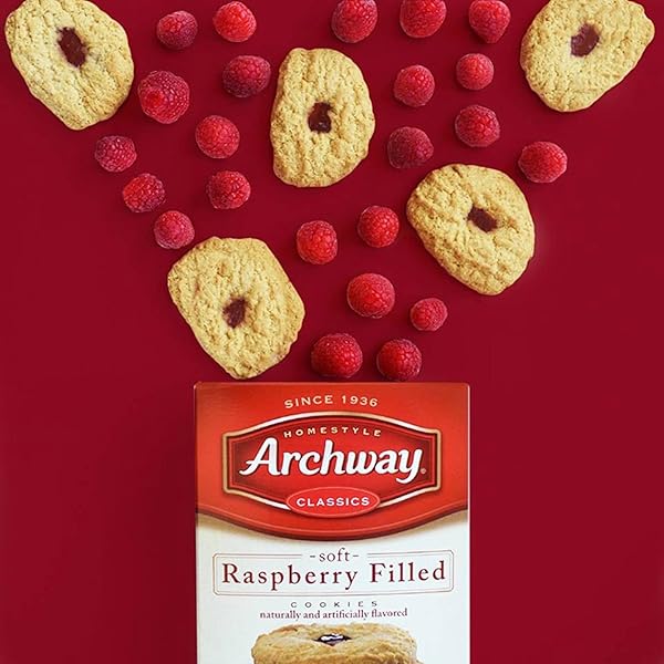 ARCHWAY COOKIES, RASPBERRY FILLED, 9 OZ