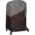 Blackstone Pizza Oven Cover Fits Standing Pizza Oven Model 6825 Water Resistant, Heavy Duty 600D Polyester Canvas Pizza Oven Cover, Black, Orange & Gray