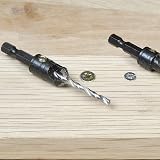 Trend Snappy Countersink Drill Set 5pc No4-No12 Gauge Quick Release Pilot Holes view 2