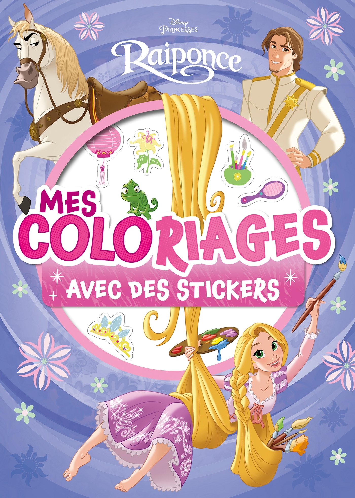 Raiponce Mes Coloriages Avec Stickers Amazon Fr Disney Livres