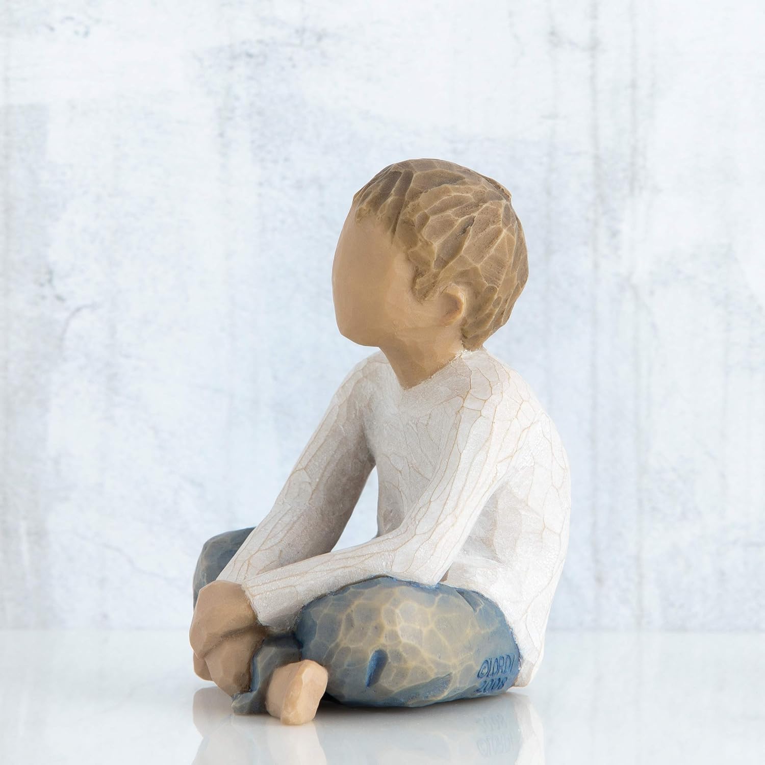 Willow Tree Imaginative Child Figurine, Cream, 4.1 x 2.8 - Image 3
