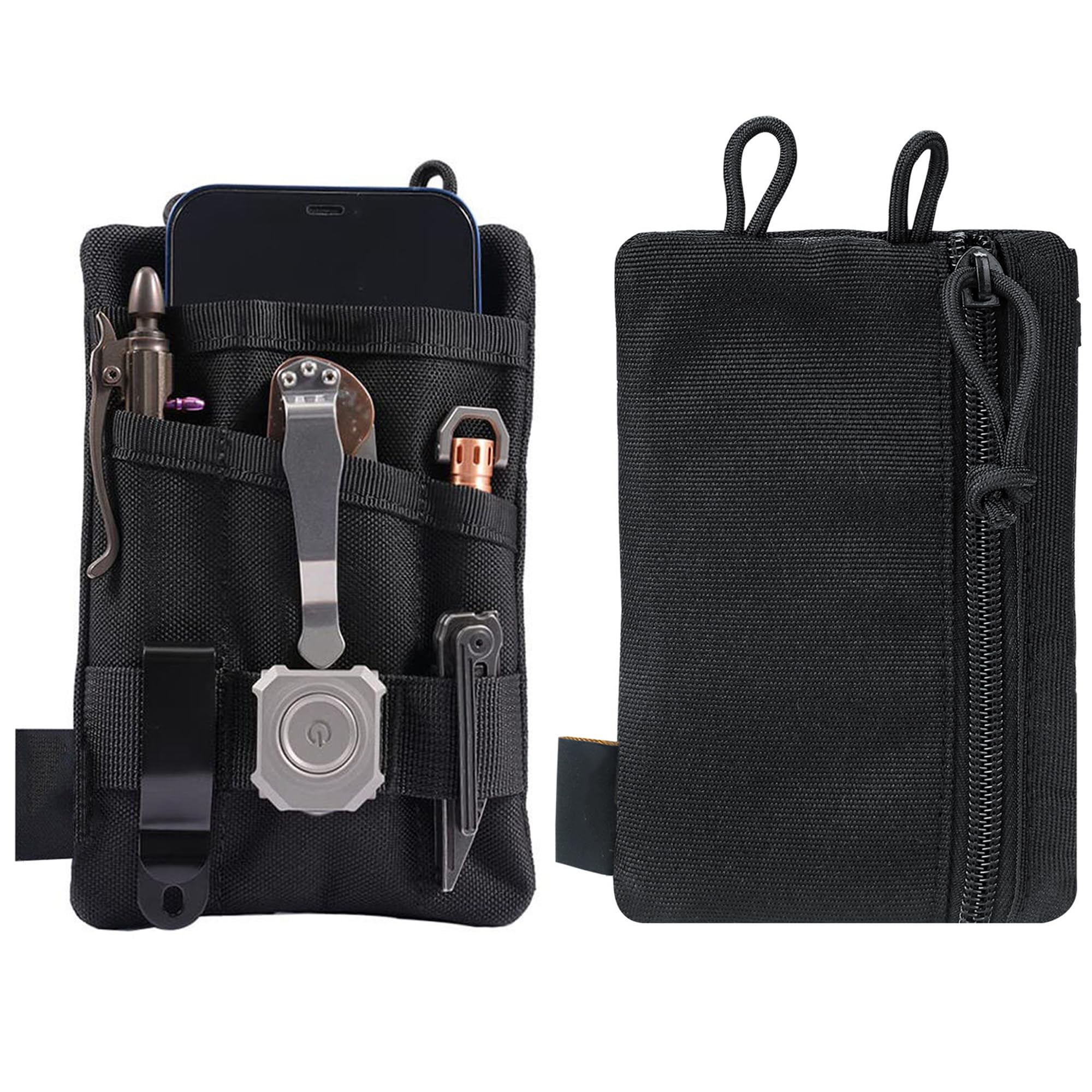 HAOBIN 1 Piece EDC Organizer Pouch EDC Bag Organizer EDC Pouch Pocket Organizer Bag Utility Organizer Bag EDC Pouch Bag for Tools, Outdoor Activities (A)