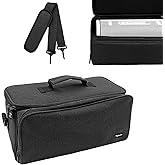 Musiin Portable Bluetooth Speaker Bag Compatible with Sony ULT FIELD 5/3,Soft and Fit Inner Padding,Front Zipper Pocket for Accessories,and Detachable Shoulder Strap,Travel and Daily Use Protection