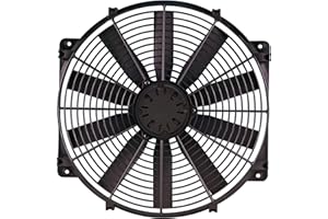 FLEX-A-LITE 119 Black 16" LoBoy Electric Fan (pusher)