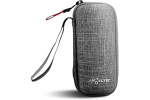 TCTEC 96GB Digital Voice Recorder Carrying Case, EVA Cover for Digital Voice Recorder, Zipper Case for MP3 Player, USB-Cable, Memory Cards, Earphones, Clip-on Microphone.