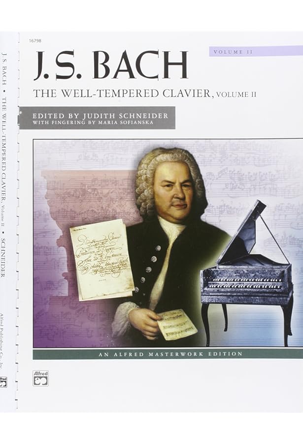 Bach - The Well-Tempered Clavier, Vol 1: Comb Bound Book (Alfred