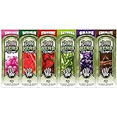 The Original Double Platinum Wraps - Trial Pack! - 4 Wraps &amp; 4 Filters per Pouch &ndash; 6 Pouches &ndash; 24 Wraps total - Bubblegum, Watemelon, Strawberry, Natural, Grape, Chocolate