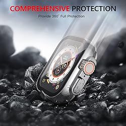 Misxi 2 Pack Hard PC Case with Tempered Glass