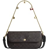 Coach Brook Flap Bag with Chain