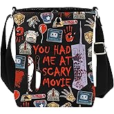 CMNIM Horror Merch Gifts You Had Me At Scary Movie Crossbody Bag TV Show Inspired Horror Gifts for Fans