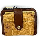 Patricia Nash Leather Cassis ID Card Case Wallet, Italian Sketchbook