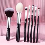 Jessup 25pc Professional Makeup Brush Set Natural Synthetic Hair Foundation view 8