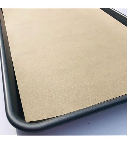 Worthy Liners Parchment Paper Pan Liners - 13x18 Inch, 100 Count Pre-Cut Sheets