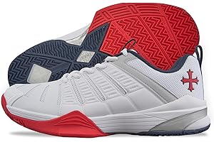 Teuton AC1- All Court - Versatile Sports Shoes for Squash, Tennis, Padel, Pickleball, Handball - Ideal for Hard Surfaces, Syn