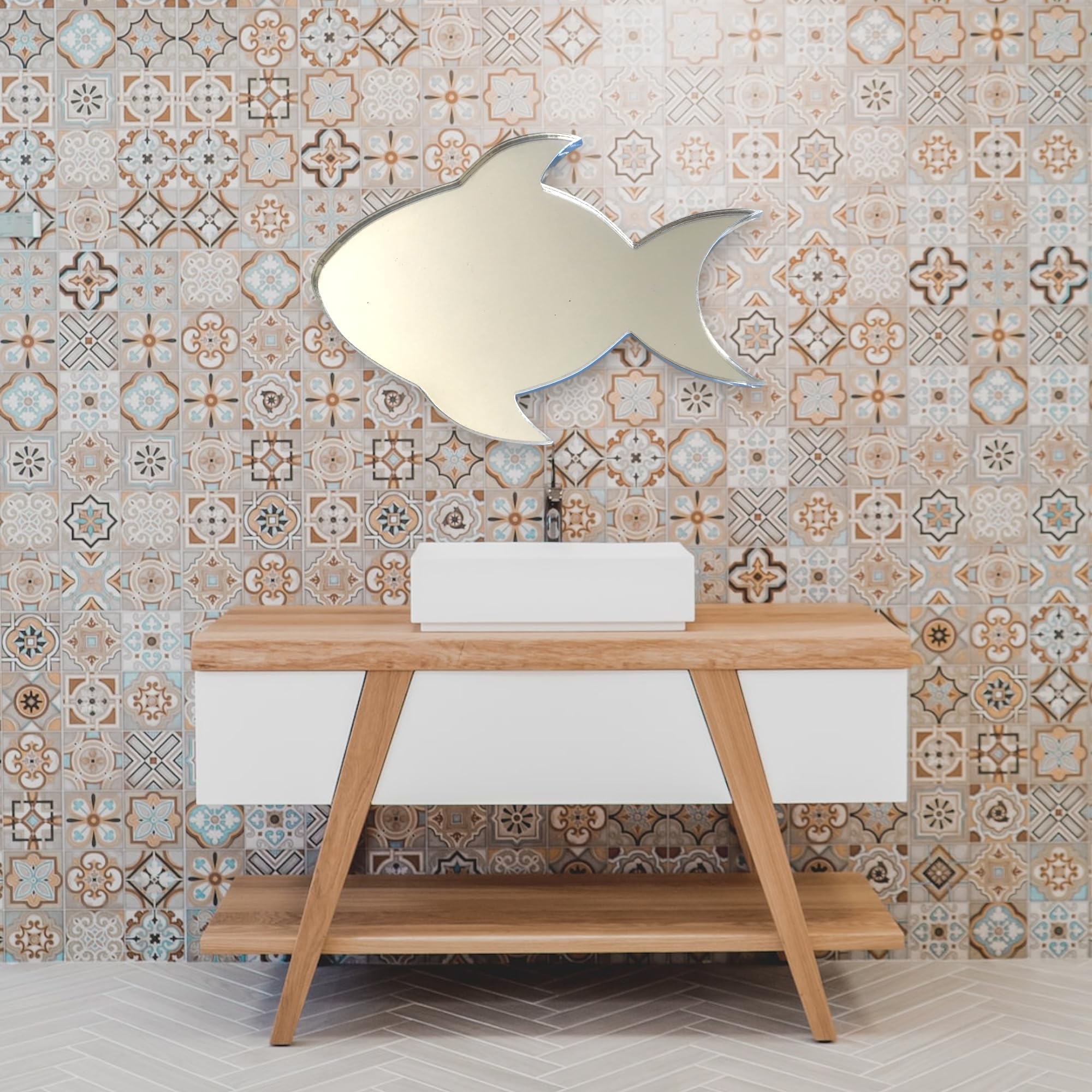 Super Cool Creations Fish Mirrors - 60cm x 44cm