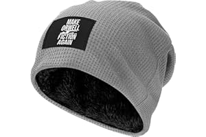BUECDHYEI Make Orwell Fiction Again Knitted Hat, Soft Thermal Winter Beanie for Men & Women