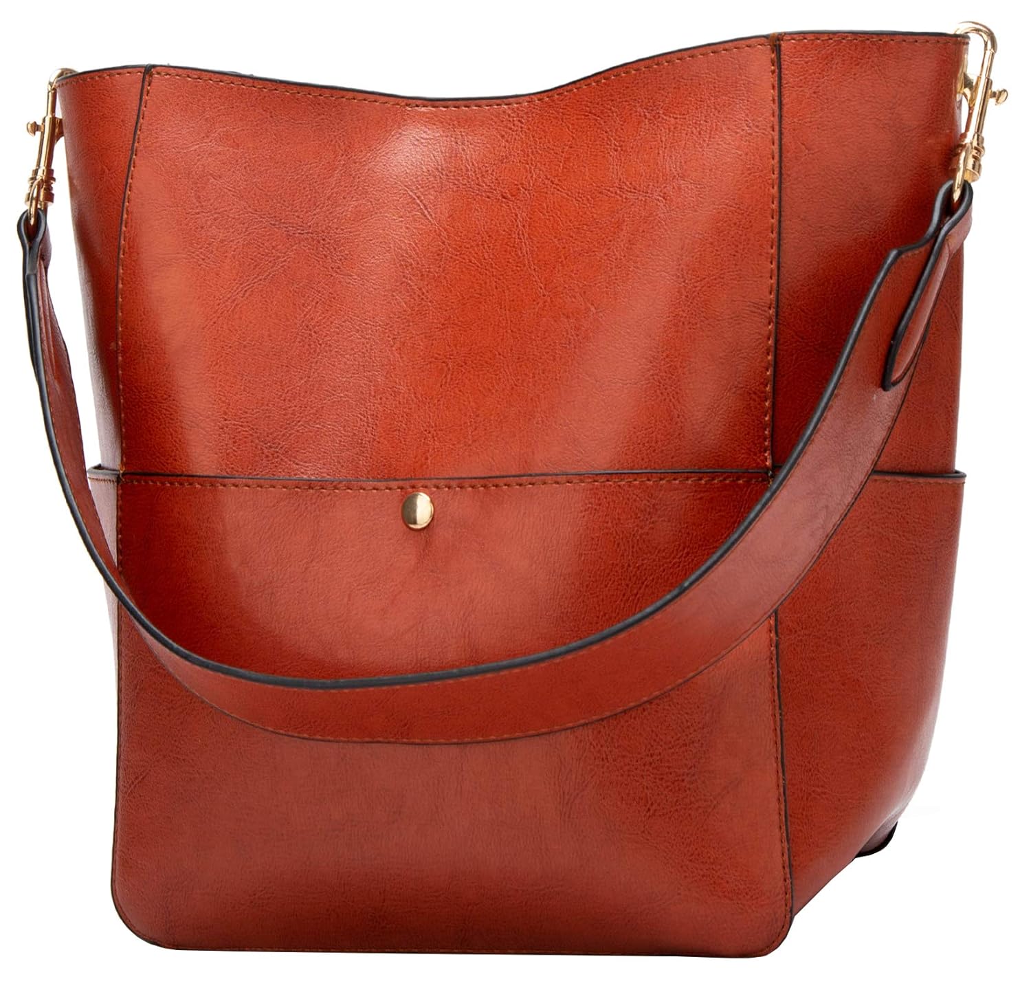 Big Leather Crossbody Hobo Bag Keweenaw Bay Indian Community