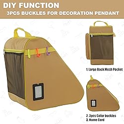 HEXIFUL Skate Bag to Carry Ice Skates, Inline