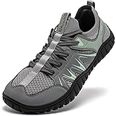 HOBIBEAR Barefoot Shoes for Women Men Slip On Wide Toe Box Walking Sneakers