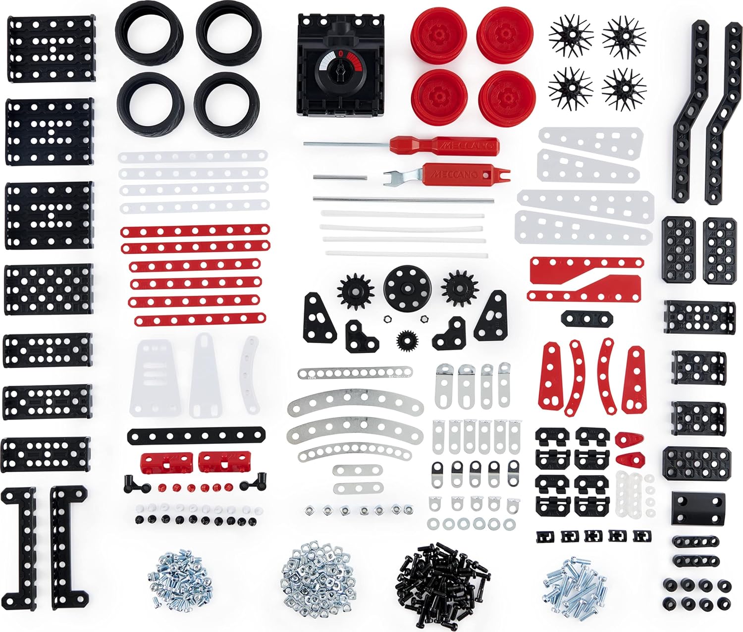 MECCANO, 25-in-1 Motorized Supercar STEM Model Building Kit with 347 Parts, Real Tools and Working Lights, Kids Toys for Ages 10 and Up - Image 4