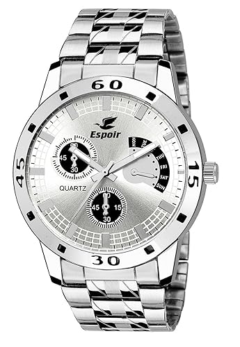 Analog White Dial Mens Watch - ES 109
