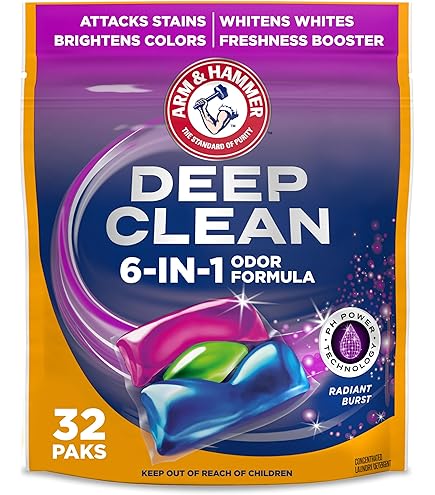 Amazon.com: Arm & Hammer plus OxiClean 5-in-1 Power Paks, 24 Count