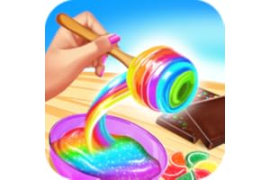 Sweet Rainbow Glitter Candy Cooking - Chocolate lovers Candy Maker