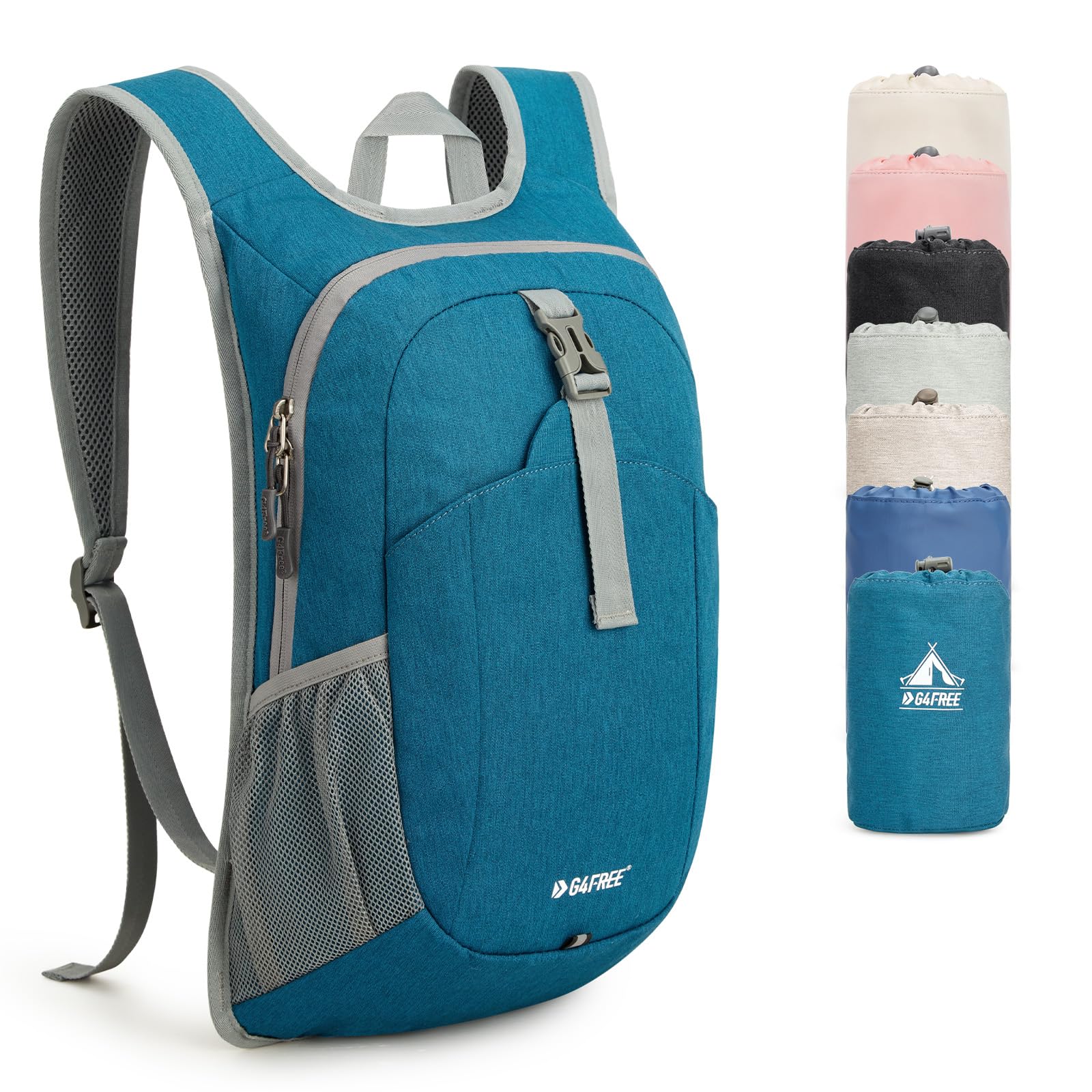 G4Free 12L Foldable Hiking Backpack Lightweight Small Travel Rucksack for Outdoor Walking Casual Unisex Bag