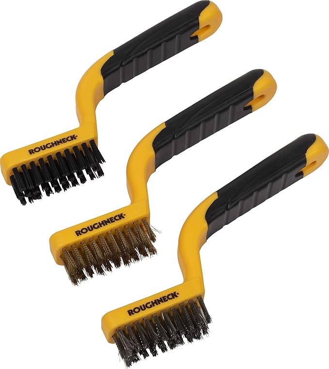 Roughneck ROU52010 3Piece Narrow Wire Brush Set Amazon.co.uk DIY & Tools