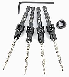 FTG USA 4 Pc #10 (3/16") Adjustable Wood