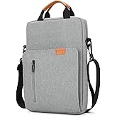JOOEER Vertical Laptop Case Computer Bag for 14 Inch MacBook Pro M1 M2 M3 M4 M5 Computer Notebook, Waterproof Protective Lightweight Laptop Computer Cover Bag, Gray