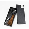 Wazakura 3-delig Japanse Bonsai Starter Set – Made in Japan – Satsuki Set: Bonsai Schaar, Bonsai Pincet/Hark & Bonsai Bezem – Perfect voor Onderhoud en Styling