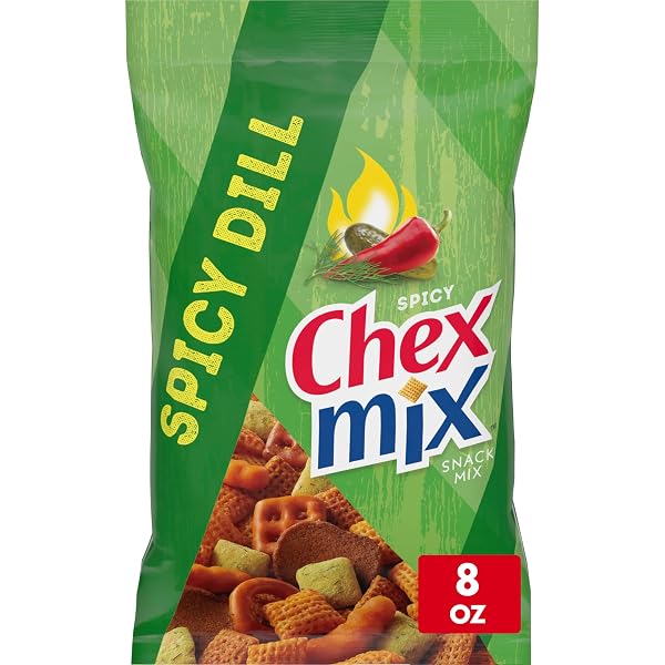 CHEX MIX SPICY DILL SAVORY SNACK MIX, SNACKS,...