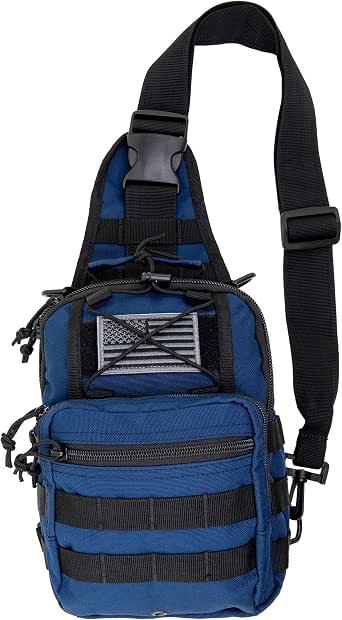 LINE2design Red First Aid Trauma Backpack - EMS Tactical Molle Bag For Police Military Hiking