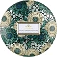 Voluspa French Cade Lavender, 3 Wick Tin Candle, 12 oz, 40 Hour Burn Time, Coconut Wax for Clean Burning, Handcrafted in the